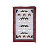 Image 1 : RARE Navajo Sky Blue Chinle Trading Post Rug c1960
