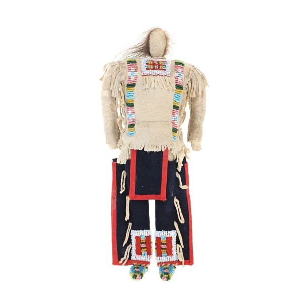 A 19th Century Southern Plains Beaded Male Doll