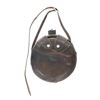 Image 1 : Buckaroo Day Work Leather Wrapped Canteen c. 1940-