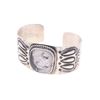 Image 2 : Navajo C. Tsosie White Buffalo Turquoise Bracelet