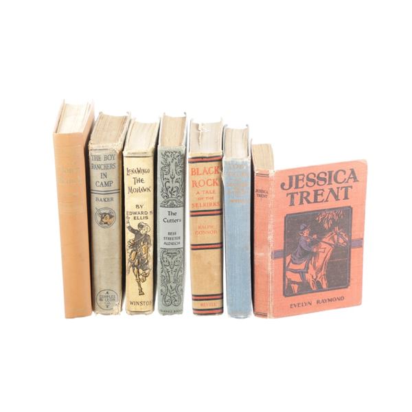 Vintage 1st Ed. Western-themed Fiction Novels (7)