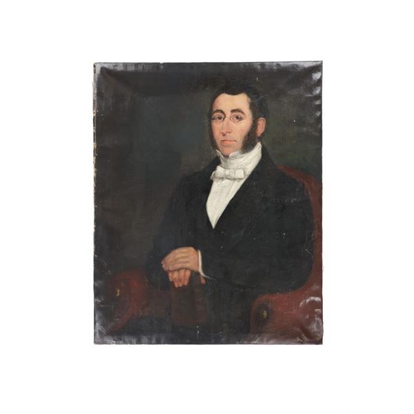 American School, 19th C. A Portrait of a Gentleman