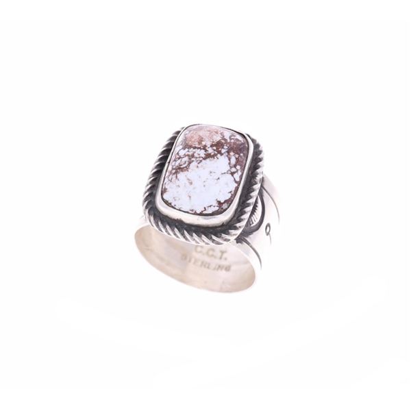 Navajo Diné Chaz Tsosie Sterling Silver Ring