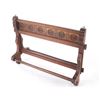 Image 10 : Eastlake Carved Walnut Lavatory Mirror Towel Rack