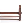 Image 4 : Eastlake Carved Walnut Lavatory Mirror Towel Rack