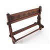 Image 6 : Eastlake Carved Walnut Lavatory Mirror Towel Rack
