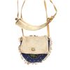 Image 3 : Frontier Trade Beaded Hide Shot Pouch/ Powder Horn