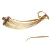 Image 4 : Frontier Trade Beaded Hide Shot Pouch/ Powder Horn