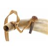 Image 5 : Frontier Trade Beaded Hide Shot Pouch/ Powder Horn
