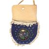 Image 8 : Frontier Trade Beaded Hide Shot Pouch/ Powder Horn