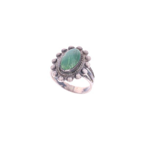 Ca. 1920-1930's Fred Harvey Navajo Turquoise Ring