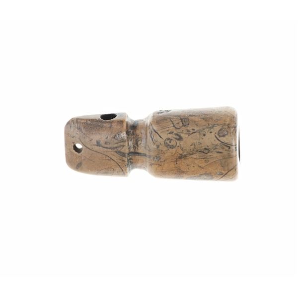 Early Historic Micmac Hardstone Pipe Bowl