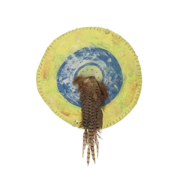 Crow Medicine Painted Shield ex-Christie's Sale