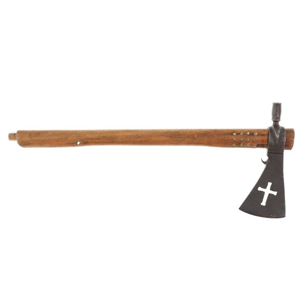 Northern Plains Papal Cross Cutout Pipe Tomahawk