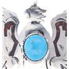 Image 6 : Rare Herbert Begay (Navajo) Thunderbird Necklace
