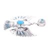 Image 7 : Rare Herbert Begay (Navajo) Thunderbird Necklace