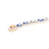 Image 6 : 16.71ct Multicolor Sapphire Diamond & 14k Bracelet