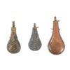 Image 1 : Brass Powder Flask Collection c. 1880-1910s (3)