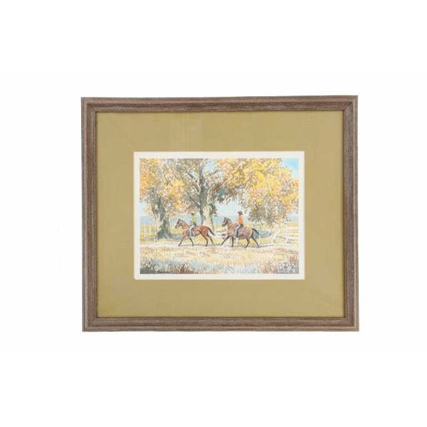 Signed Original Watercolour, "Early Fall", 1972