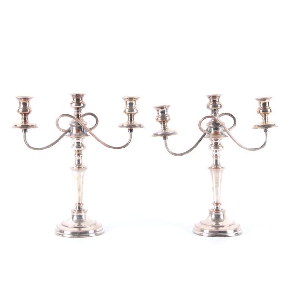Gorham Weighted Silver Candelabras c. 1920-30s (2)