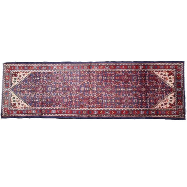 Ca. 1930's Bijar Persian Wool Runner Rug