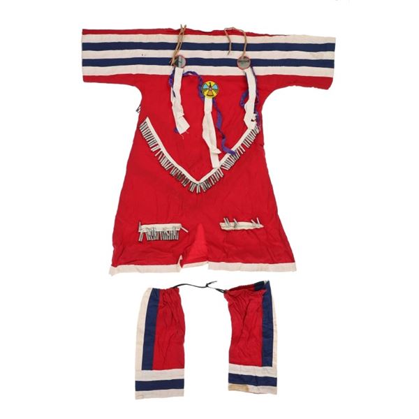 Great Plains Crow Apsáalooke Cone Beaded Dress