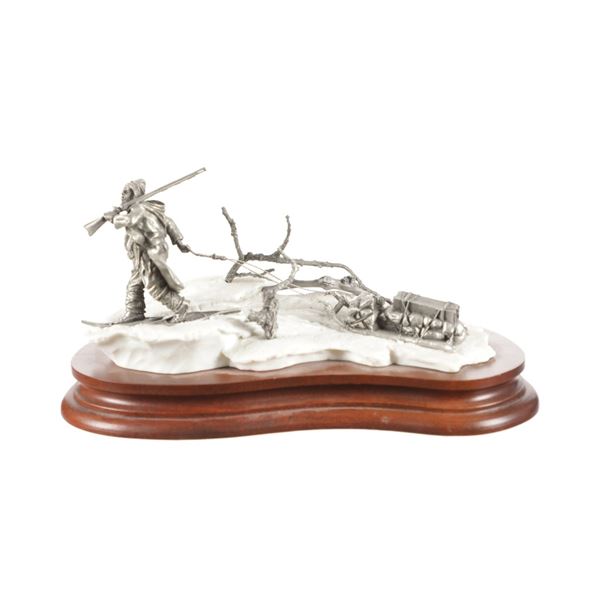 "Frenchie," Chilmark Fine Pewter by Don Polland