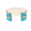 Image 4 : Navajo Copper Hide Trade Seed Bead Bracelet