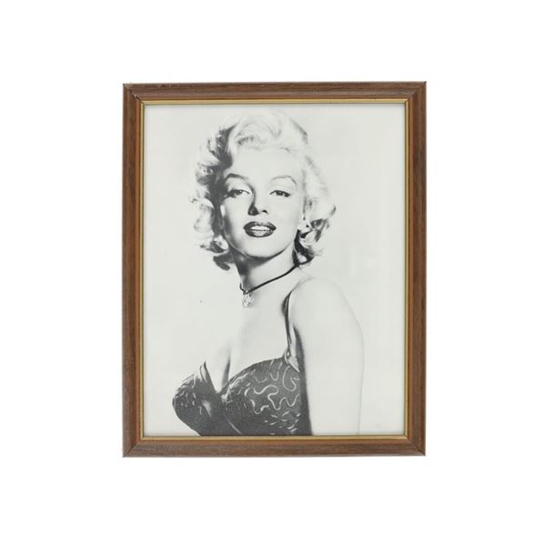 Marilyn Monroe Black & White Lithograph c 1940-50s