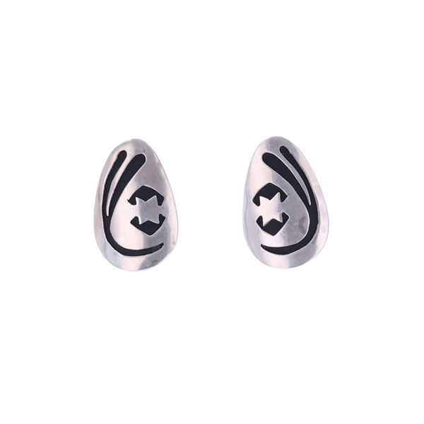 Navajo Tommy & Rose Singer Sterling Silver Earring