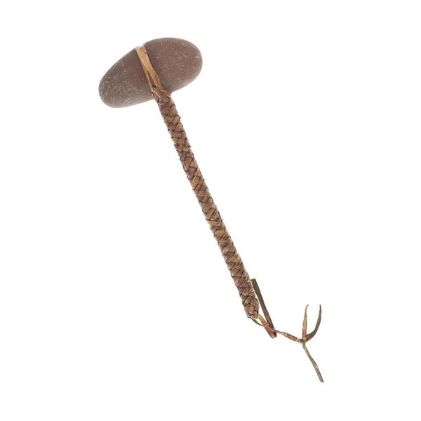 Northern Plains Stone Head War Club c. Mid 1900s