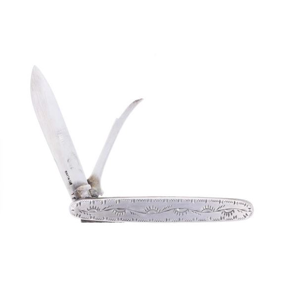 Rare Vintage Navajo Sterling Folding Penknife