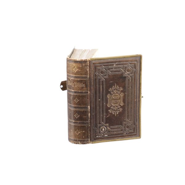 1869 Gilded Leather King James Bible