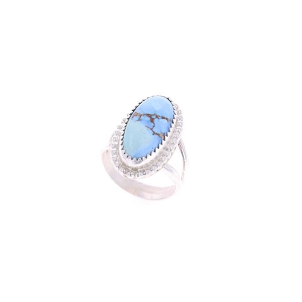 Navajo Herbert Tsosie Silver Golden Hills Ring