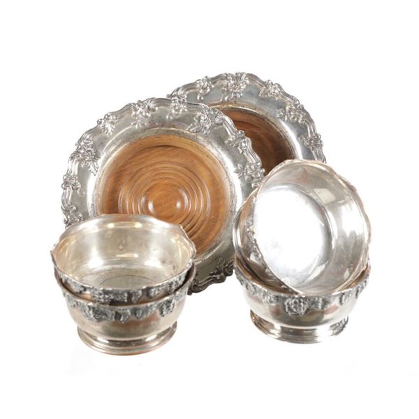 I.F.S. LTD & J. Green & Co. Silver Plate Bowls (6)