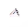 Image 5 : Navajo Sterling Silver Feather Twisted Rope Ring