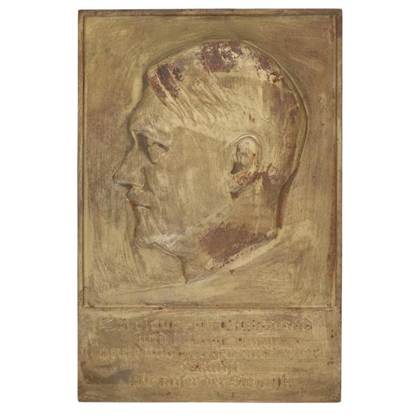 Walther Wolff Cast Iron Sculpture of Adolph Hitler