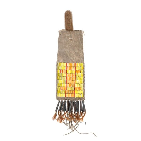 Plains Porcupine Quilled Sheath & Bowie Knife