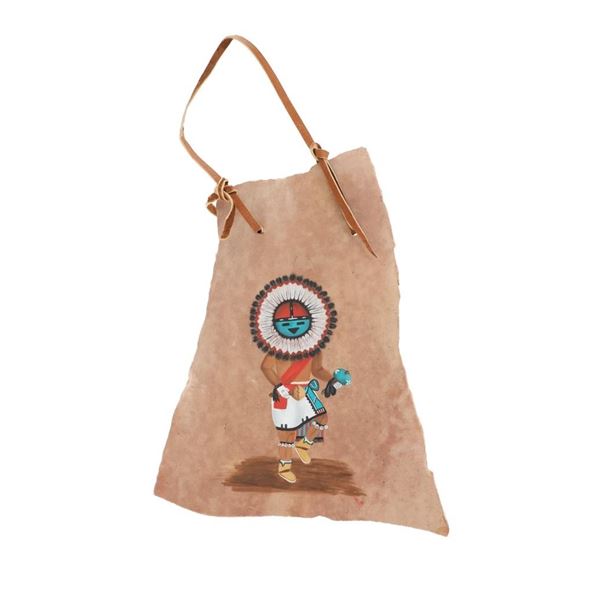 Sandstone Slab Kachina Dancer Painting