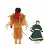 Image 16 : Cherokee & Apache Hide/ Cloth Beaded Dolls