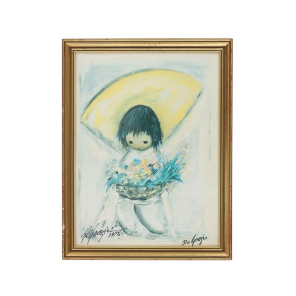 DeGrazia Signed Limited Edition "The Flower Boy"