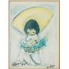 Image 2 : DeGrazia Signed Limited Edition "The Flower Boy"