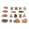 Image 1 : Knapped Projectile Points & Tool Artifacts Display