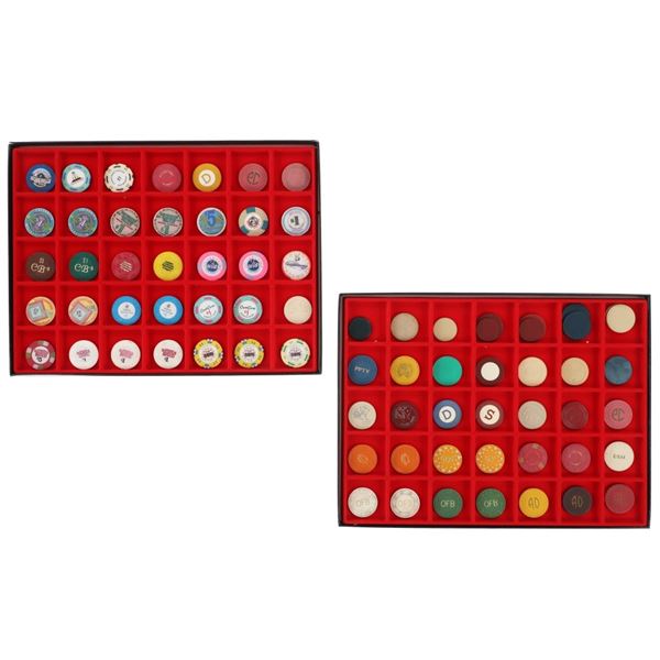 Poker Chip Collection From Various Casinos (74)