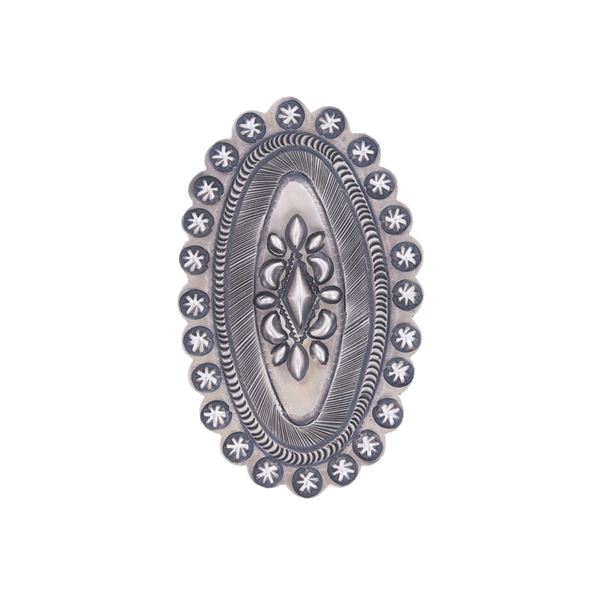 Navajo Eugene Charley Repousse Classic Ring