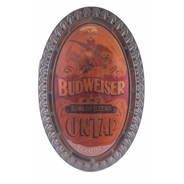 Anheuser-Busch Budweiser "King of Beers" Sign 1960
