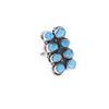 Image 2 : Navajo R. Sam Sterling Silver Turquoise Ring