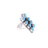 Image 3 : Navajo R. Sam Sterling Silver Turquoise Ring