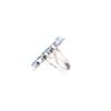 Image 5 : Navajo R. Sam Sterling Silver Turquoise Ring