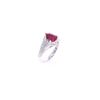 Image 3 : GIA RARE Burmese Ruby VS2 Diamond Platinum Ring